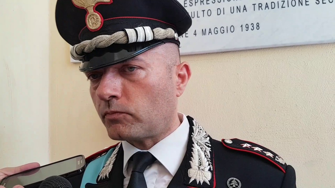 Comandante Nicola Conforti Comando Provinciale dei Carabinieri