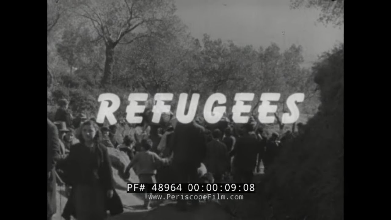 WWII PLIGHT OF EUROPEAN REFUGEES   ARMY DOCUMENTARY SHORT  SOUTHERN ITALY 48964