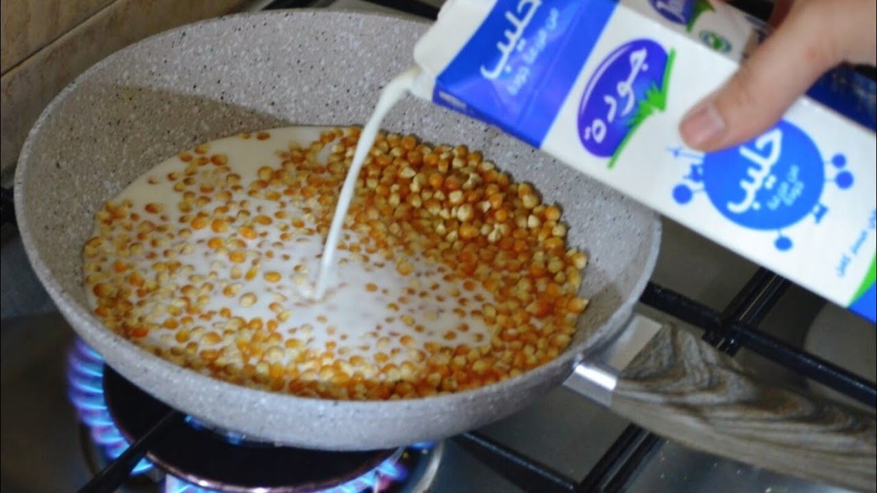 هاتي شوية فشار و حليب🥛و مكونات بسيطة.عمري ماتخيلت كل هاد النتيجة تطلع من الفشار غادي يتخاطفو عليه