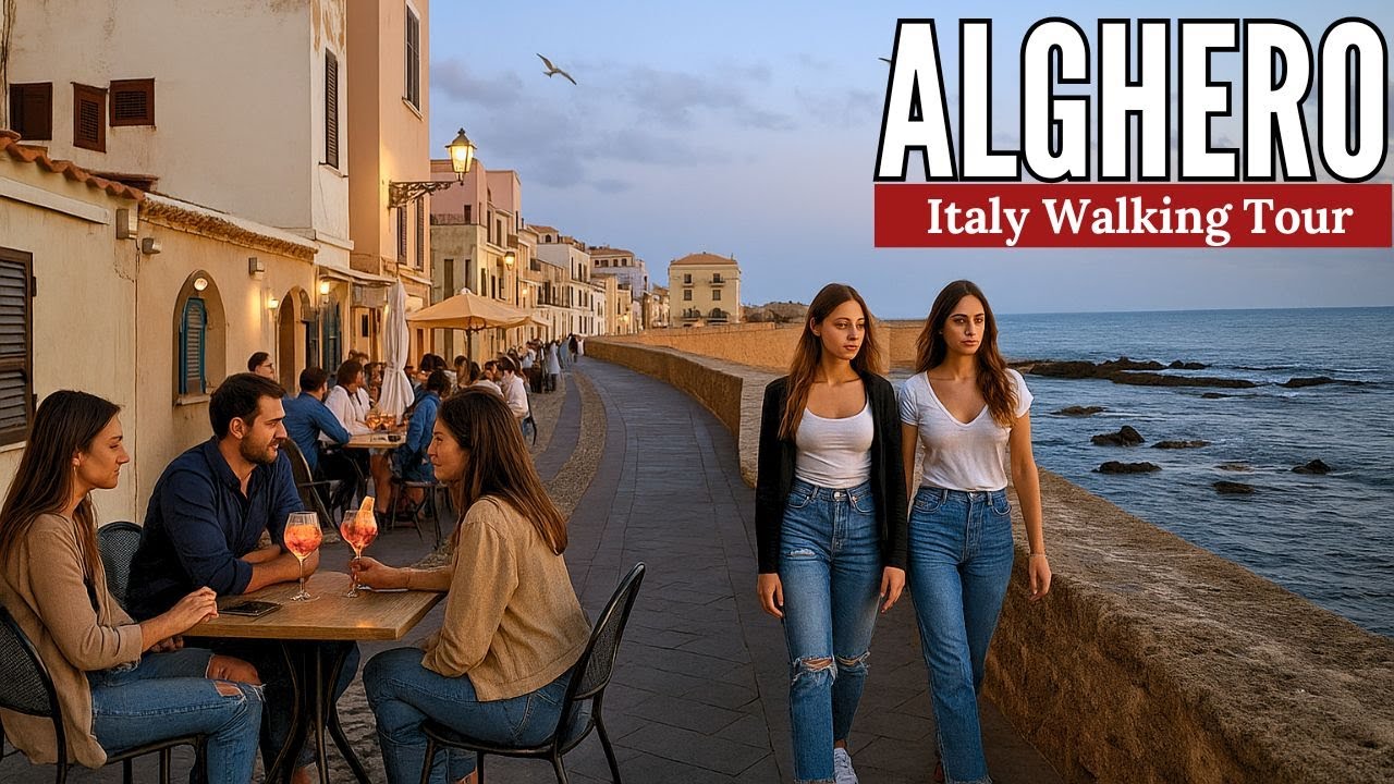 🌺 Alghero, Italy 🇮🇹 | 4K Stroll Through Sardinia’s Most Beautiful Old Town by the Sea
