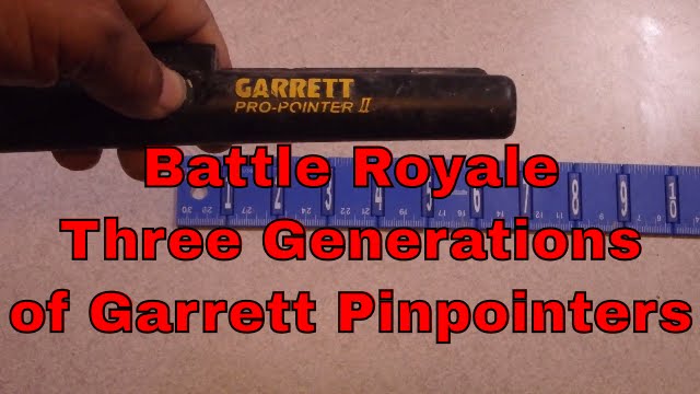Pinpointer wars...The Garrett Propointer Triplets Compared