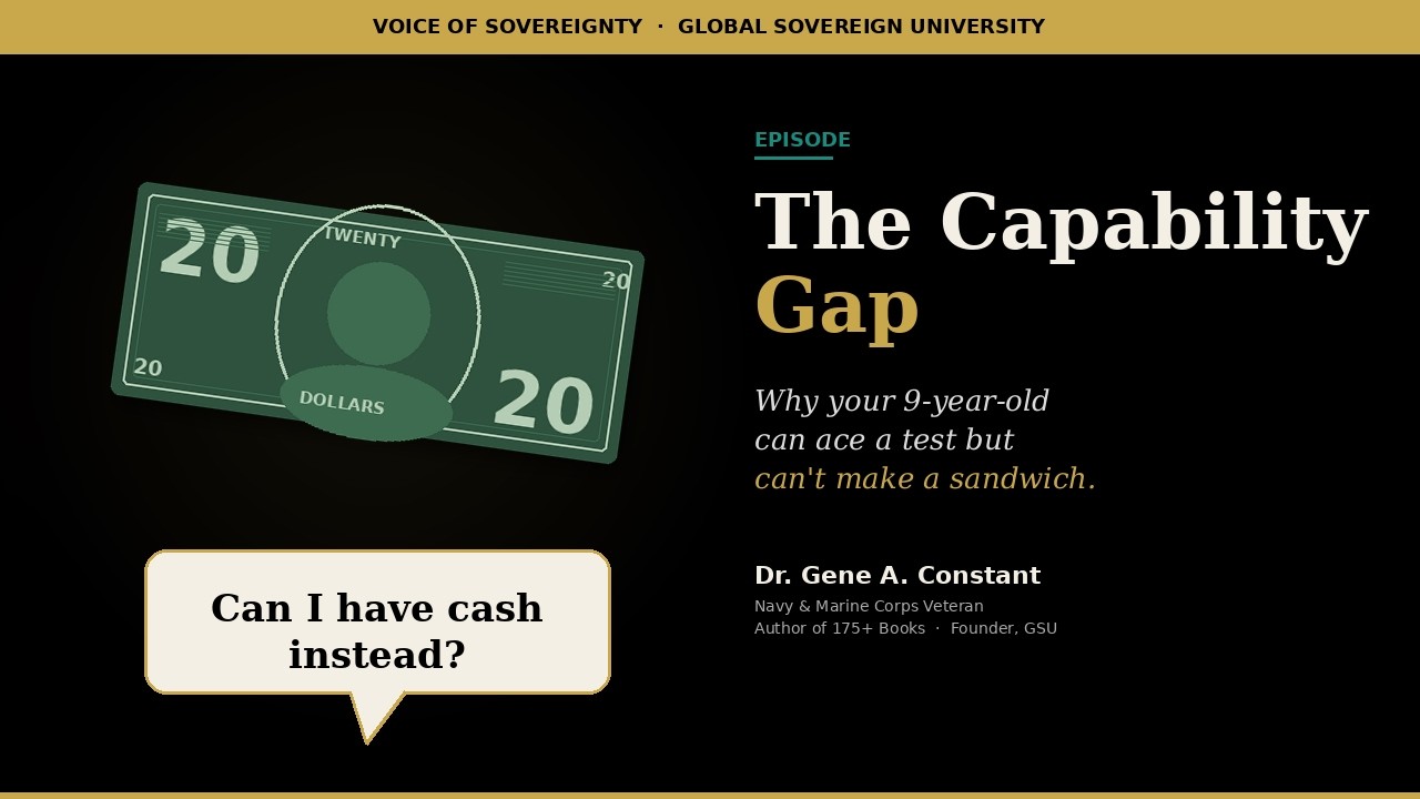 The Capability Gap: Why Your 9-Year-Old Can Ace a Test But Can&rsquo;t Make a Sandwich