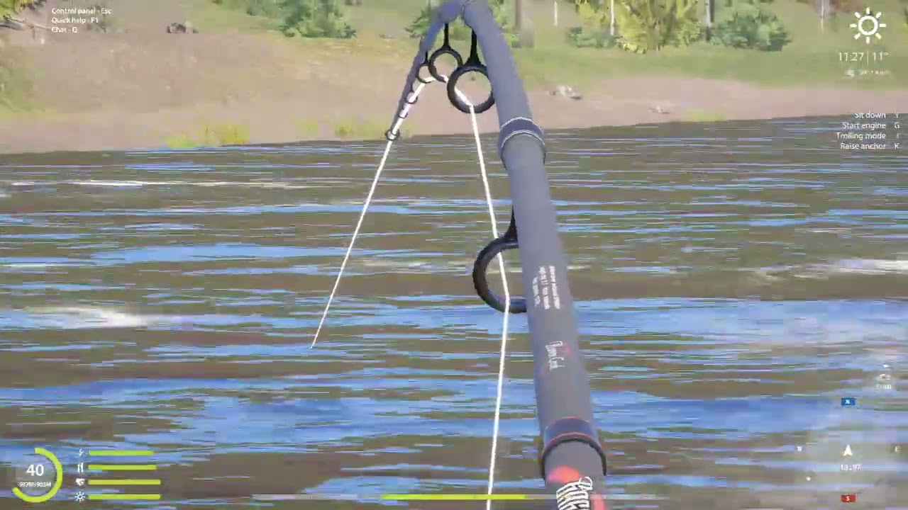 Russian fishing 4 Taimen trophy 66kg super active spot at tunguska river