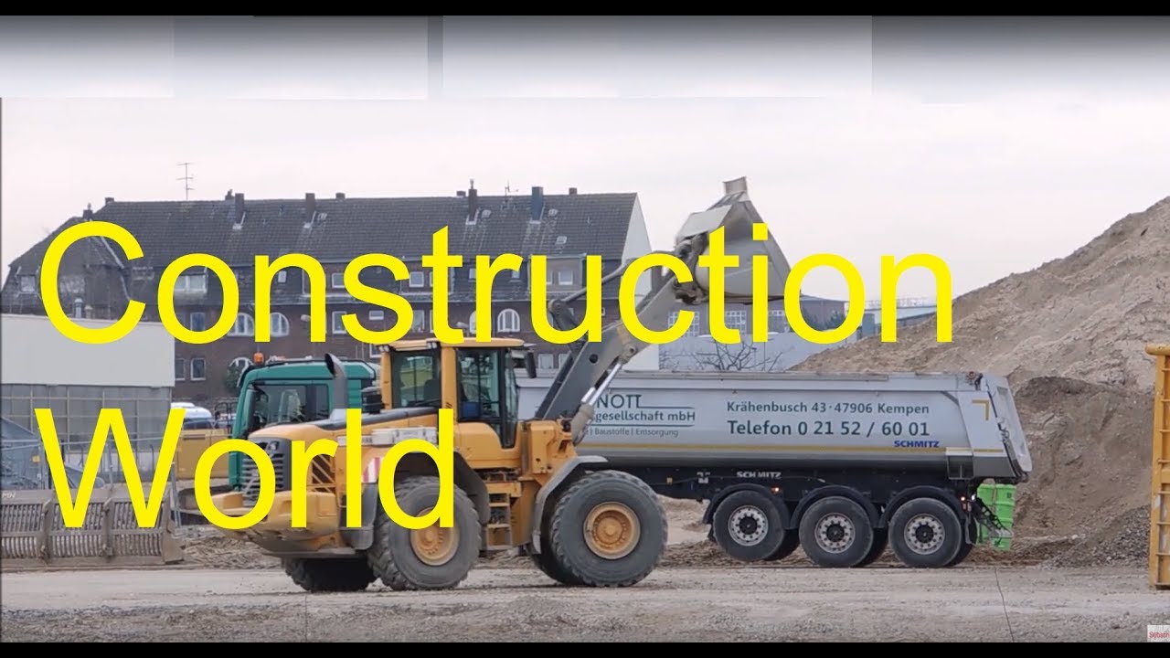 Wheel loader Volvo L120F load truck