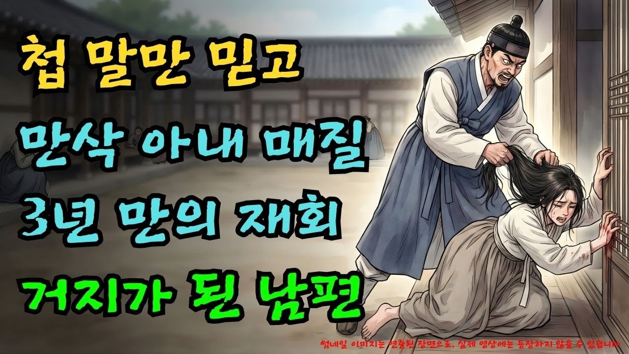 만삭 아내를 짐승처럼 내쫓은 남편, 3년 후 거지꼴로 마주친 정체 |야담·민담·전설·설화·옛날이야기·야사·오디오북