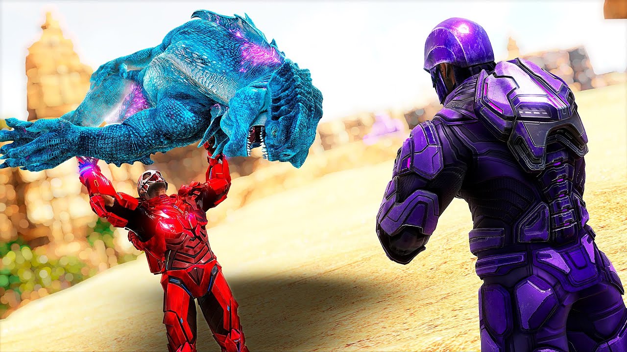 Um Inscrito Me Deu Um Ice KING TITAN! + de 80 Bilhões de... (ARK PVP G.R) DINOSSAUROS