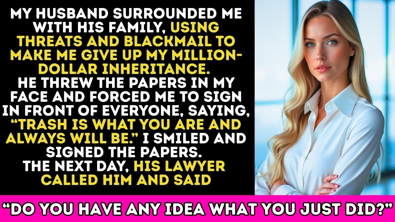 My Husband Forced Me to Give Up My Million-Dollar Inheritance Until Lawyer Stepped In