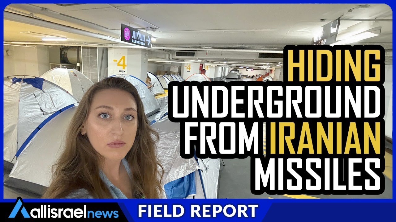 Life Under Attack: Inside Look at How Israelis Convert Underground Parking Lot into Bomb Shelter