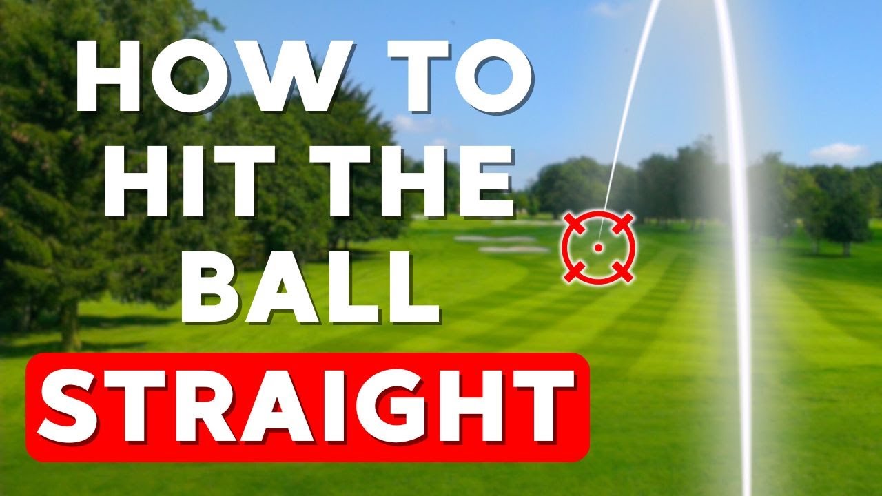 How to Hit STRAIGHTER Golf Shots (this drill is a MUST)