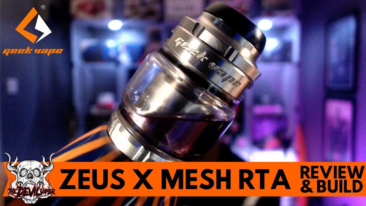 GeekVape ZEUS X MESH RTA - Review & Build Tutorial