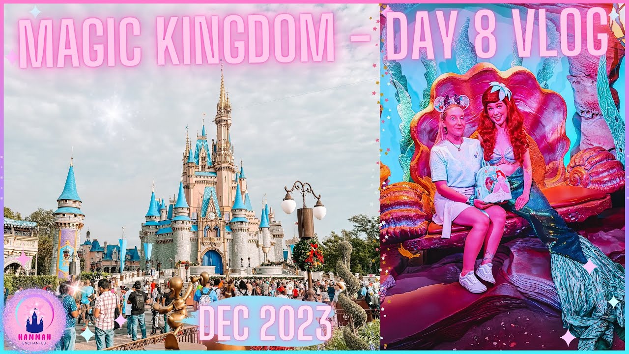 Walt Disney World Vlog Day 8 Magic Kingdom Crystal Palace Dining The Little Mermaid Attractions
