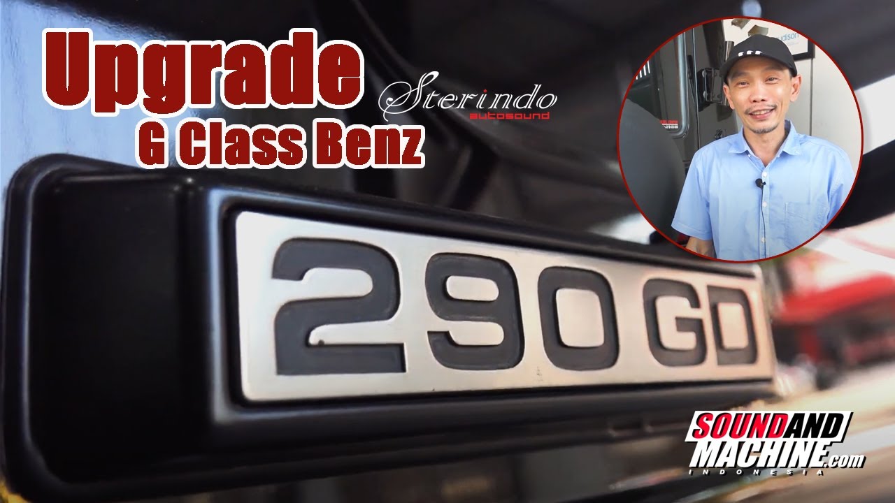 G Class BENZ seri 290GD Upgrade audionya di STERINDO AUTOSOUND