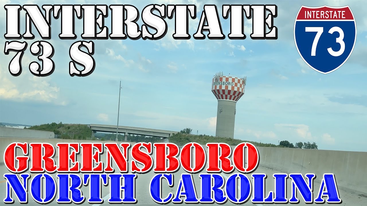 I-73 South - Greensboro to Asheboro - North Carolina - 4K Highway Drive