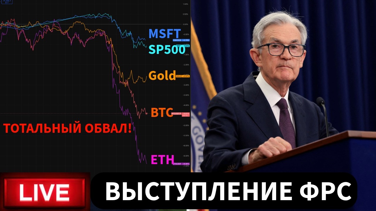 🔥Вступление ФРС! Повышение ставок в этом году. Поддержки рынкам не будет! Нефть и Иран