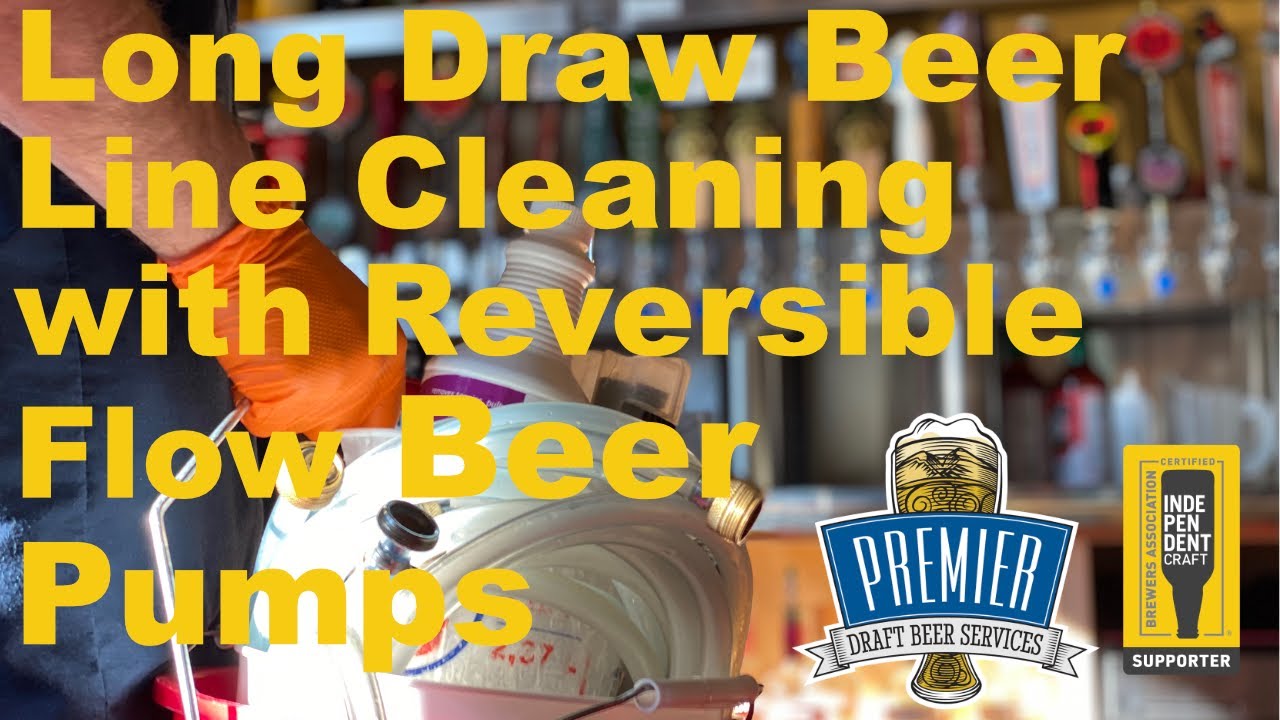 Recirculation Beer Line Cleaning with Reversible Beer Pumps