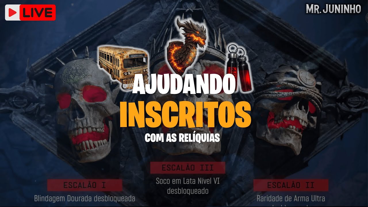 🔴 Ajudando MEMBROS e INCRITOS | Relíquias modo Cursed | Venha Dizer um Oi