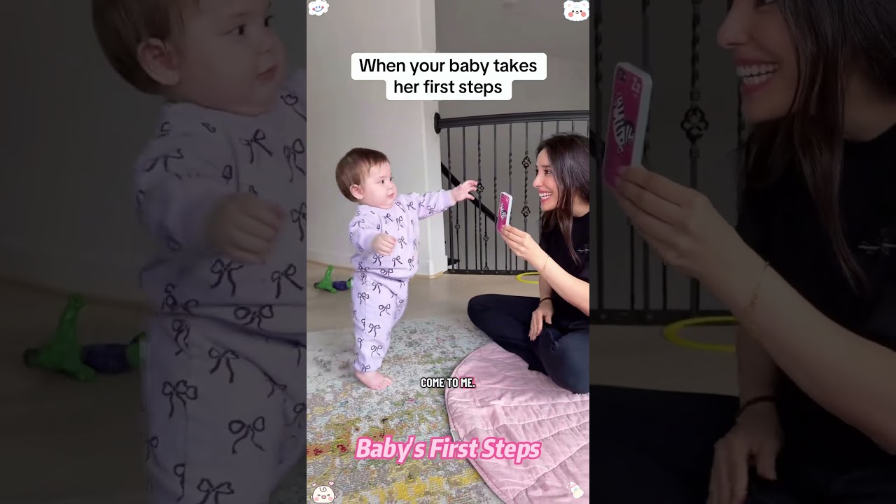 He took his first steps ❤️❤️❤️ love this kid 🥰🥰🥰 #baby#firststeps #love#cute#usa