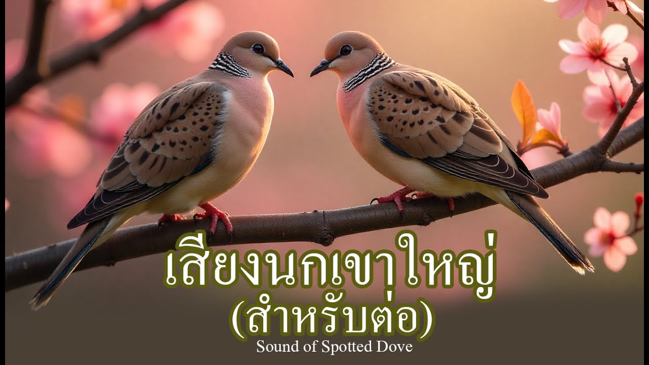 Bird Calls - เสียงนกเขาใหญ่ (Sound of Spotted Dove)