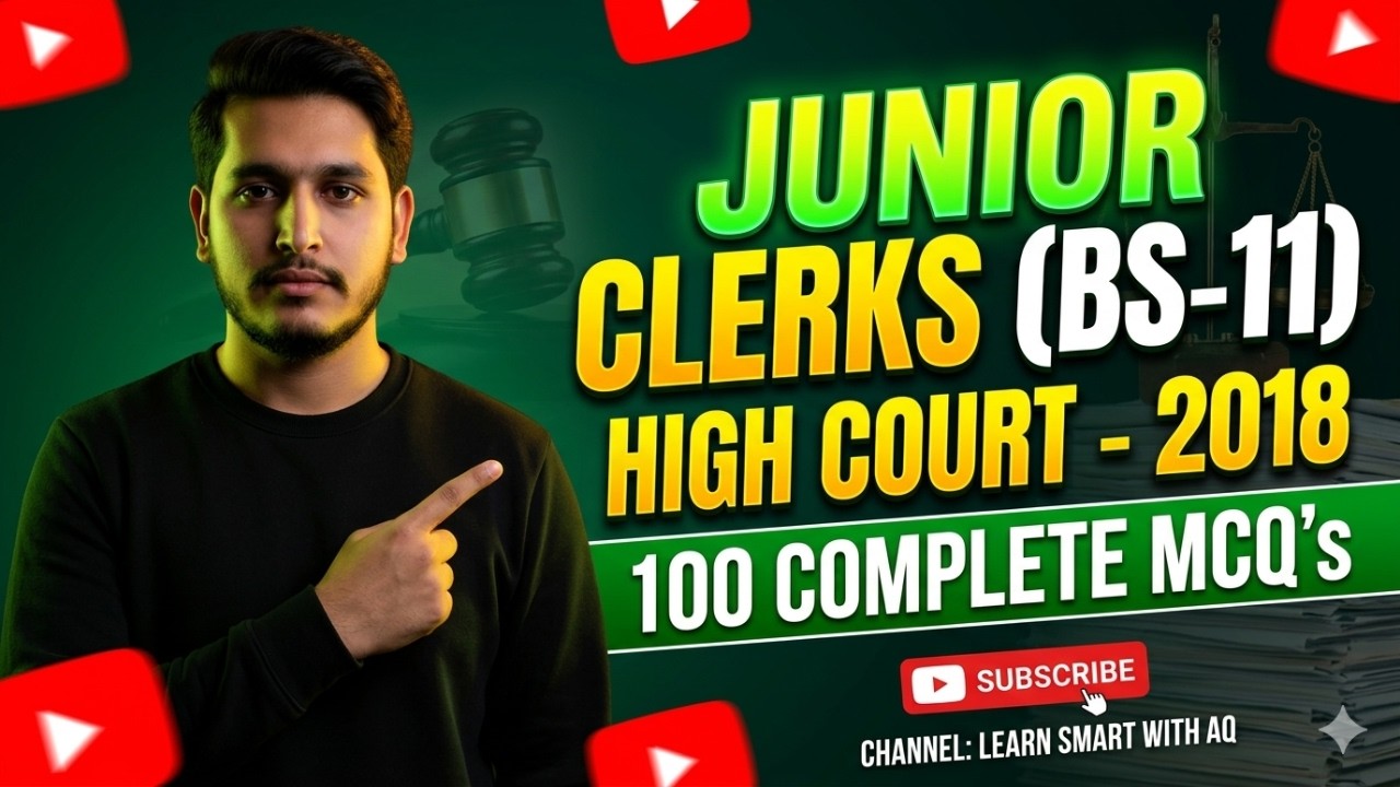 Junior clerks  in high court 2018 Complete 100 M.C.Q