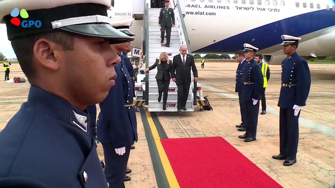 PM Netanyahu Arrives in Brasilia