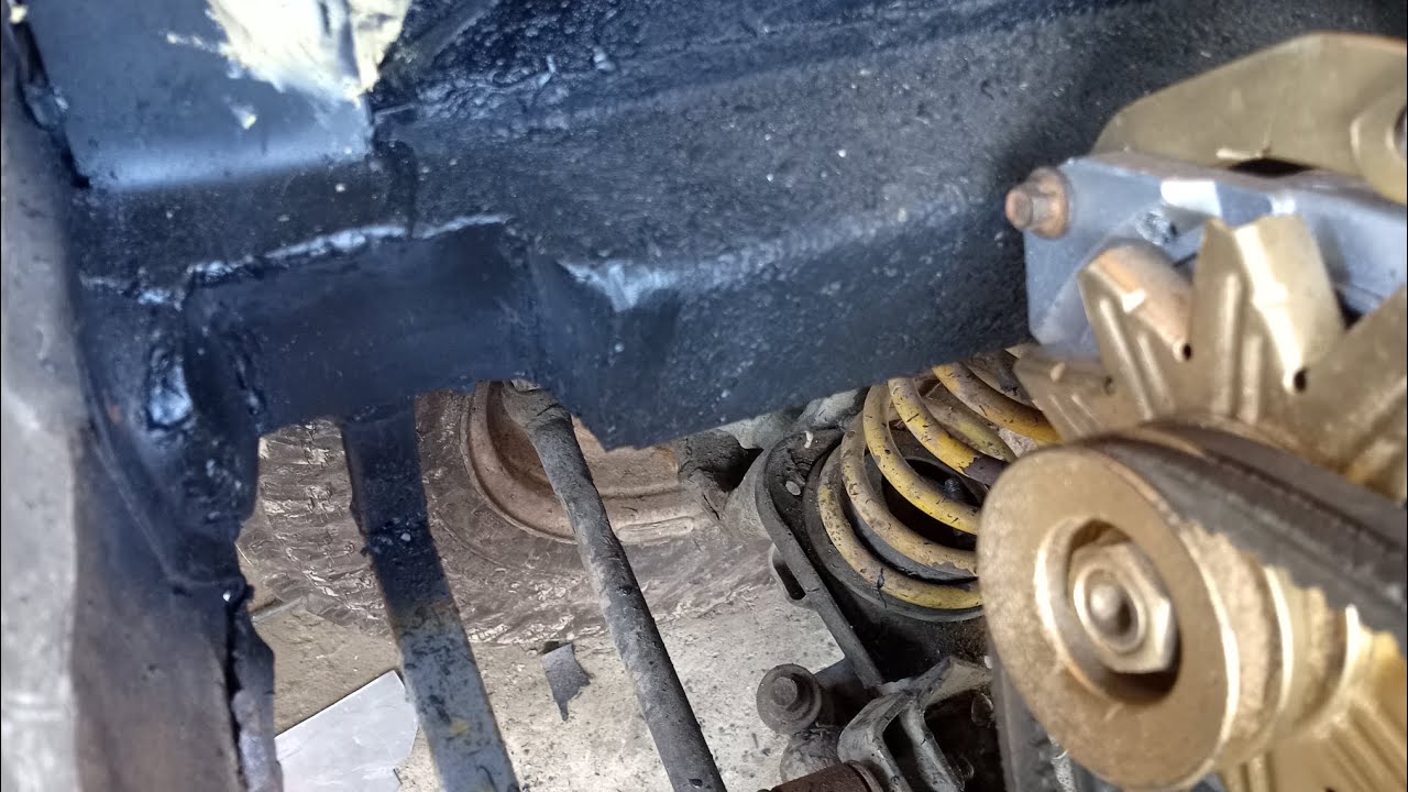 TRUCO reparaciones en el chasis o compacto del auto reparar partes metalicas