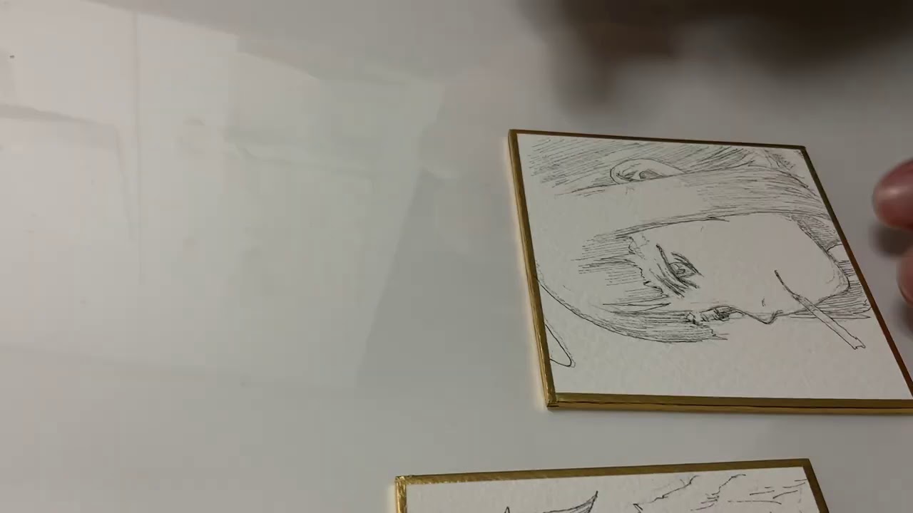 灰羽連盟、色紙制作/Haibane Renmei drawings by Yoshitoshi Abe