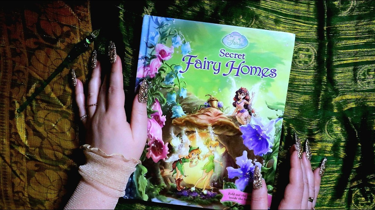 ASMR Enchanted Pop-Up Book Reveals Fairy Homes ✨ Tapping & Whispering