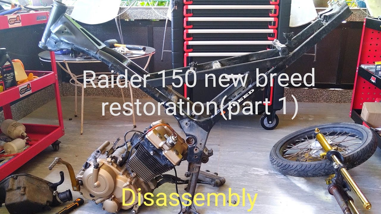 Raider 150 new breed restoration(part 1)disassembly