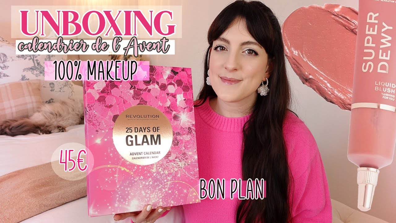 Calendrier de l'Avent 100% MAKEUP 💄 & BON PLAN : petit prix (45€) 🥳  + une SURPRISE 🤫  LOdoesmakeup