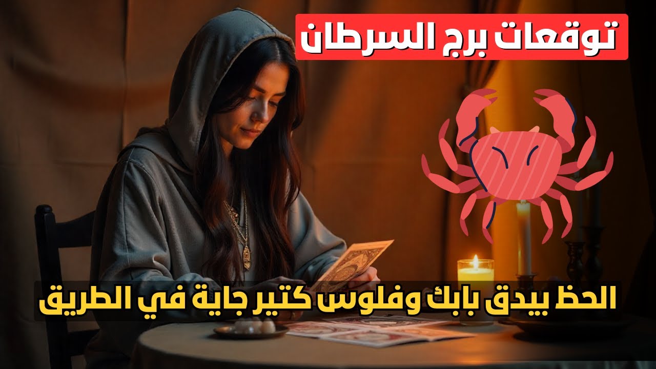 توقعات برج السرطان ♋️ الحظ بيدق بابك وفلوس كتير جاية في الطريق ✨ رسالة روحانية هتغير حياتك 💖