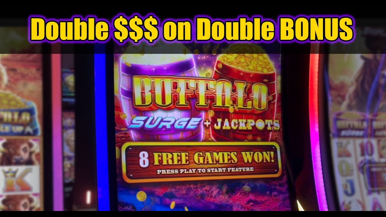Lots of EXCITEMENT with Double Bonus Trigger on Buffalo Triple Boost!