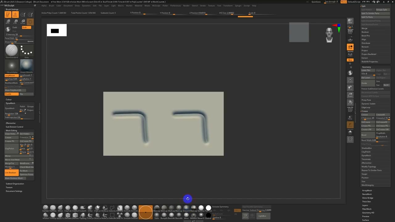 3  Creating A Trim Sheet With Zbrush