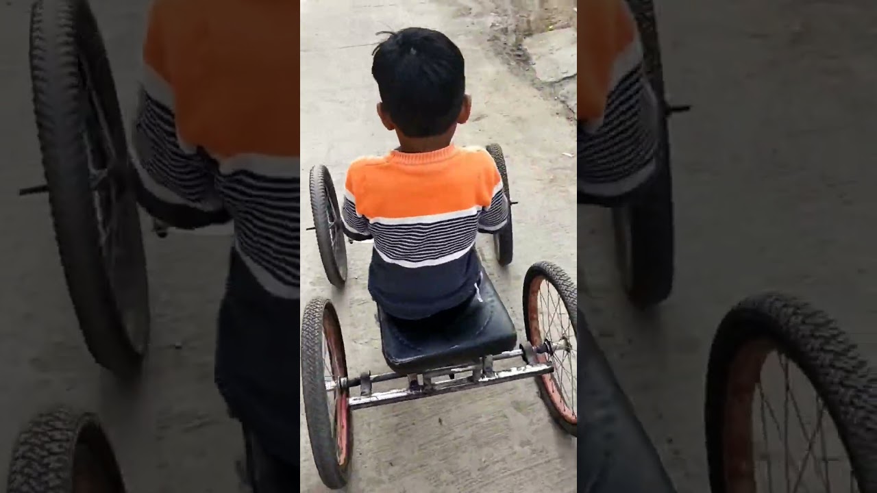fourwheel childe cycle #alhamdulillah #febrication
