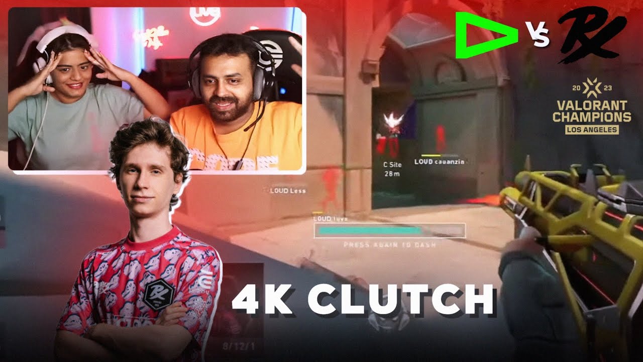 Binkcess Got Shocked by PRX Something's 4K Clutch | Valorant Champions | LOUD v/s PRX