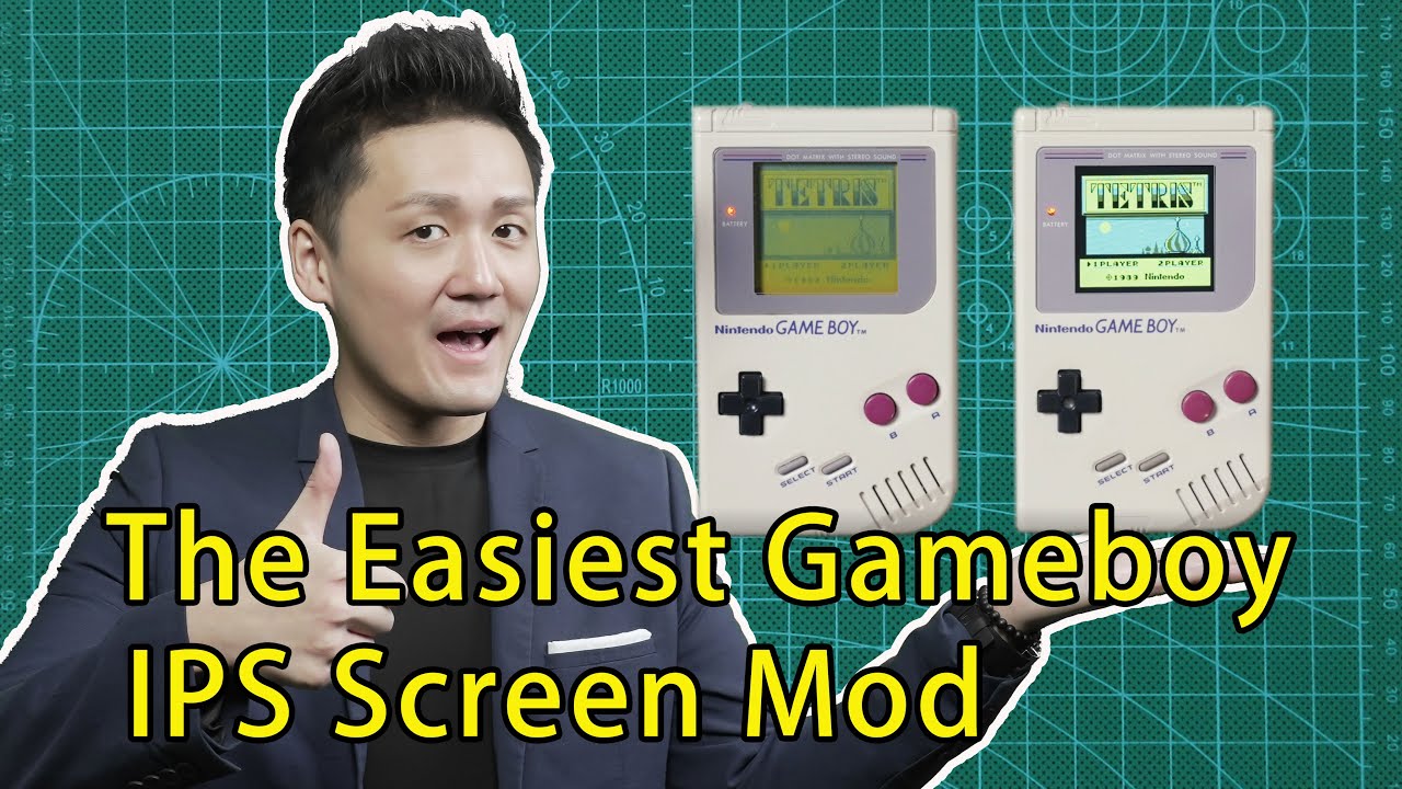 The Easiest Gameboy DMG IPS Screen Mod in 2023! (No Soldering Required)