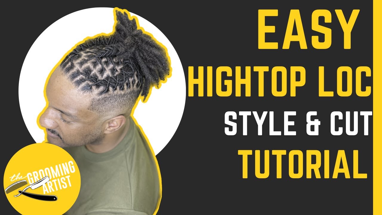 Easy Hightop Loc Style & Haircut Tutorial | Follow Me On IG & TikTok