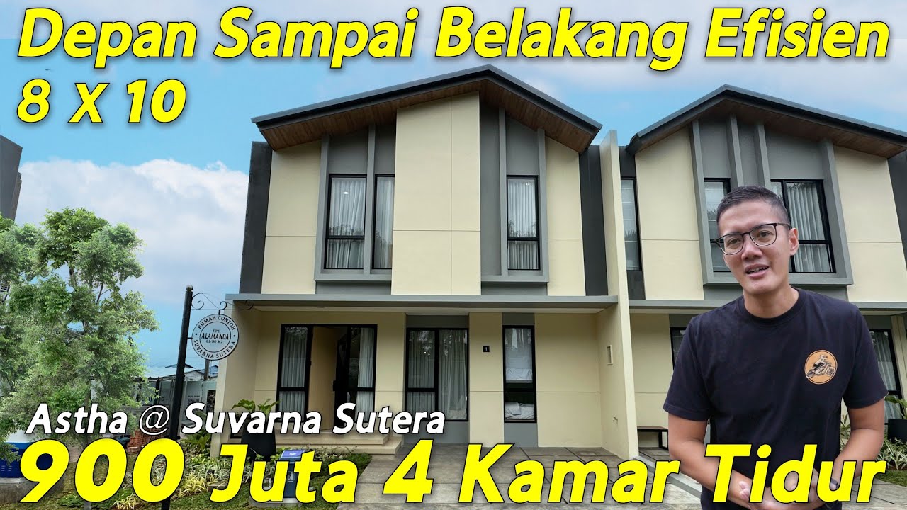 Rumah Mewah Dibawah 1M, Dapat 4 Kamar, Alamanda Cluster Astha Suvarna Sutera