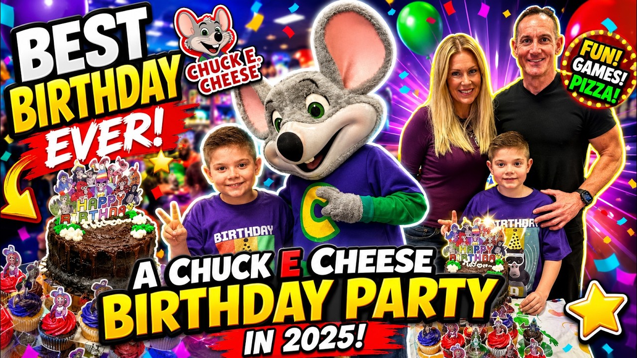 ВЕЧЕРИНКА ПО СЛУЧАЮ ДНЯ РОЖДЕНИЯ CHUCK E CHEESE В 2025 ГОДУ... КАКАЯ ОНА? ЧТО ИЗМЕНИЛОСЬ?