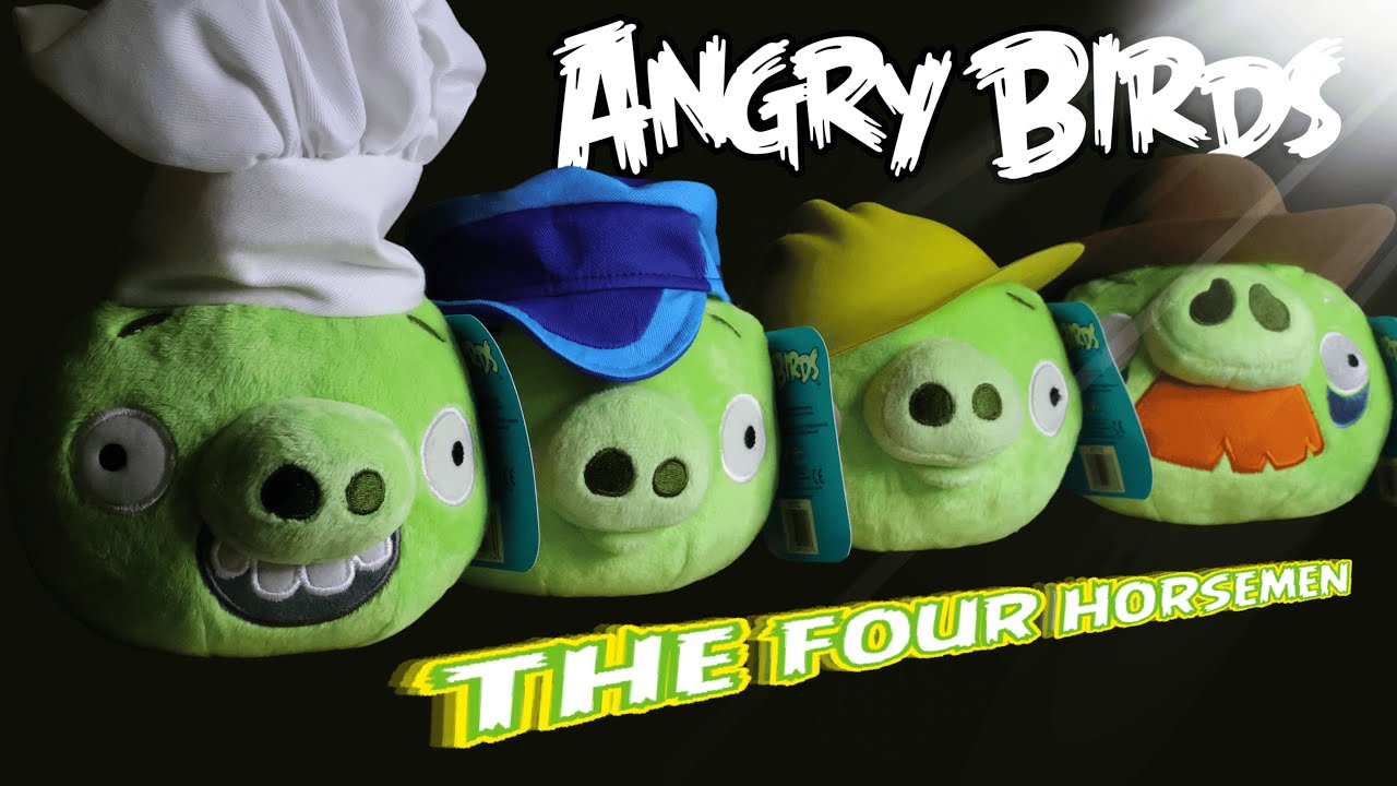 The Accessorized Pigs Set - Angry Birds Plush