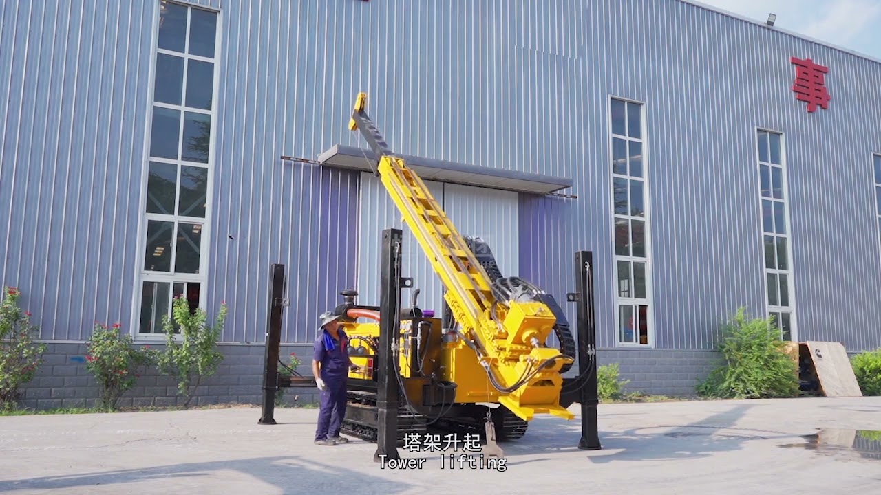 Fully hydraulic core exploration drilling rig HW YDX 1000GL operating instructions watermark