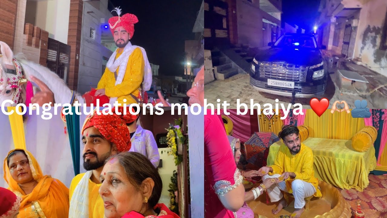 Finally mohit bhaiya ki haldi completed 👍🏻❤️🫂 #trending #vlog #sadi #venue #viral #videos #fyp 