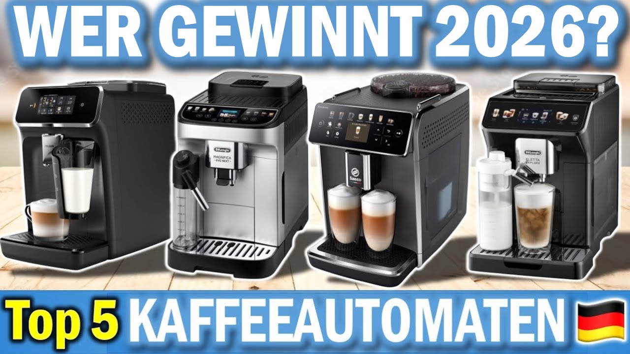 Die besten KAFFEEAUTOMATEN 2026 | Top 5 Kaffeevollautomaten Test