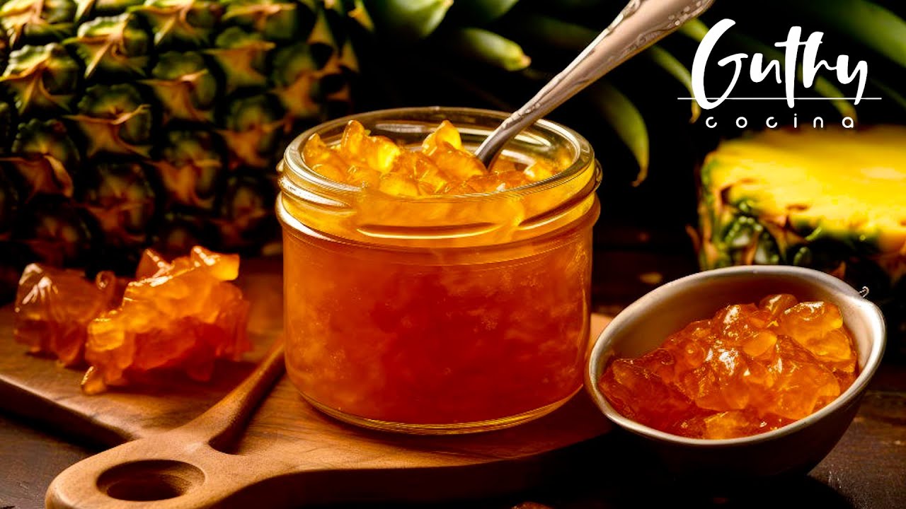 COMO PREPARAR Mermelada de PIÑA CASERA 🍍 PARA NEGOCIO | Jalea para Rellenar Empanadas