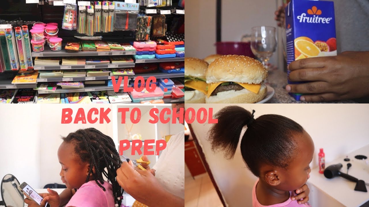 VLOG:Back to school prep|buying stationery, cooking &spending time with my daughter, removing braids