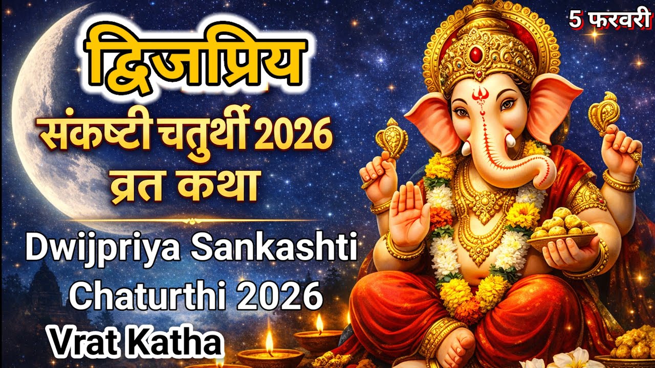 द्विजप्रिय संकष्टी चतुर्थी 2026 व्रत कथा | संतान सुख और ऋण मुक्ति का चमत्कारी गणेश व्रत  | @omras7 