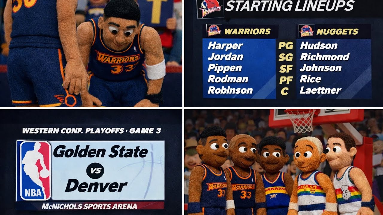 Jordan Era 1999 Playoffs Jordan Warriors 2x🏆vs Nuggets 