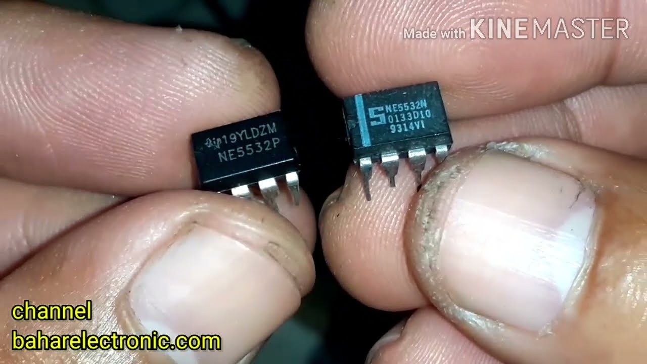 Test Suara IC Op Amp NE5532 NE5534 Asli dan Palsu