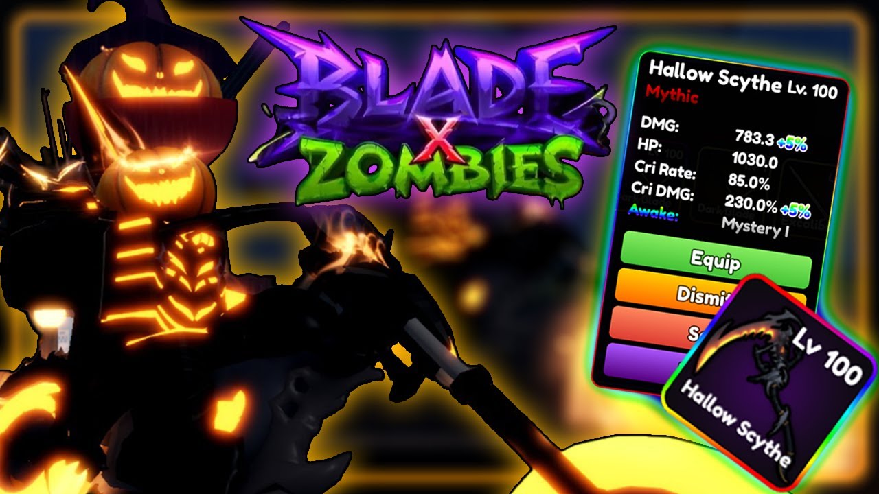 [🎃EVENT] Pumpkinrider Boss / Hallow Scythe [Showcase] [Blade X Zombies]