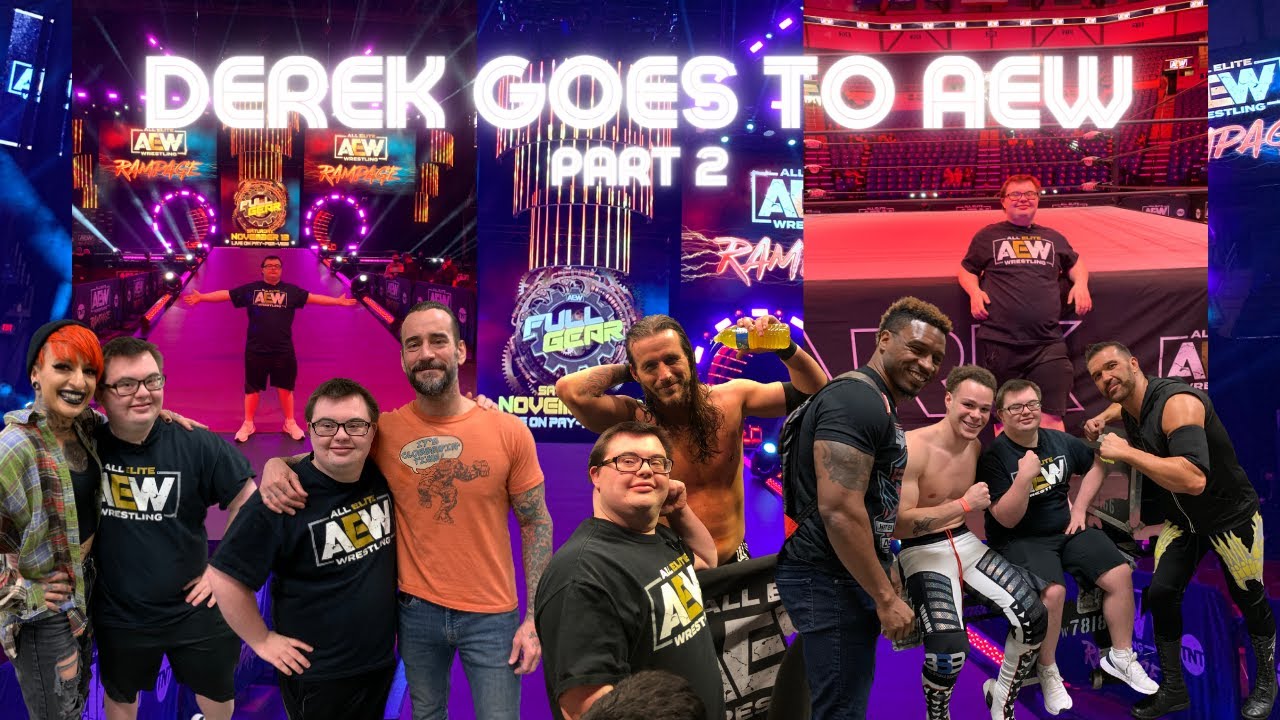 DEREK MEETS HIS HERO AT AEW!!! (PART 2)