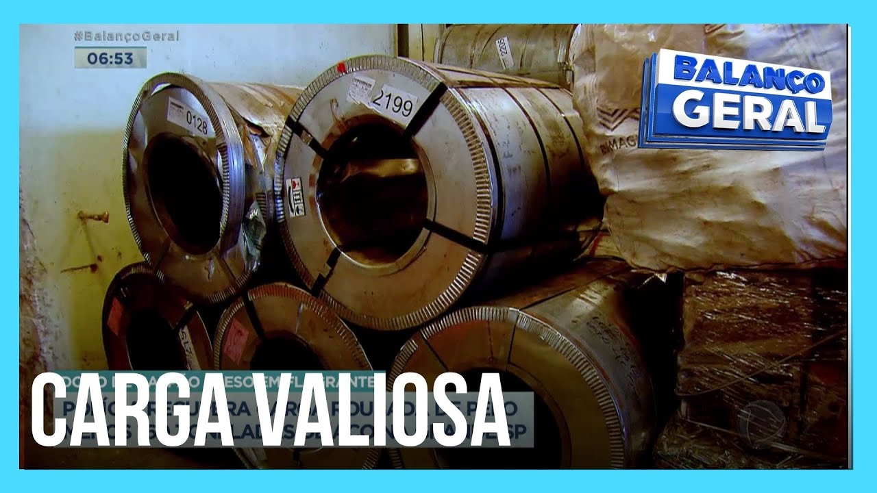 Pol&iacute;cia recupera carga roubada de 160 toneladas de a&ccedil;o na Grande SP